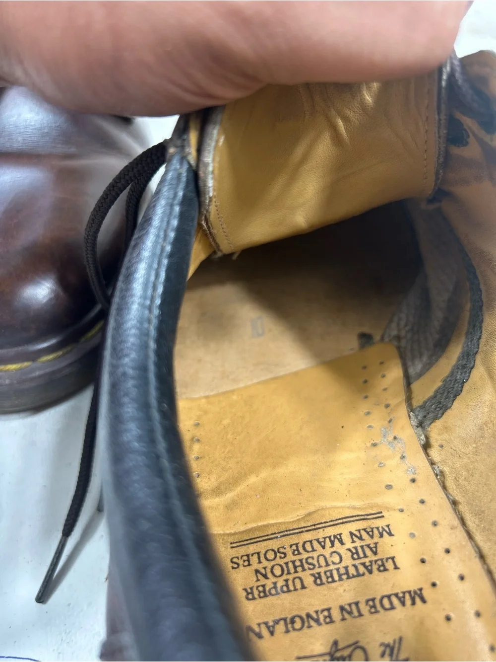 DR MARTENS vintage 90s derby shoes